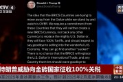 特朗普威脅向金磚國(guó)家征收100%關(guān)稅！專家：加關(guān)稅會(huì)讓很多美國(guó)企業(yè)破產(chǎn)